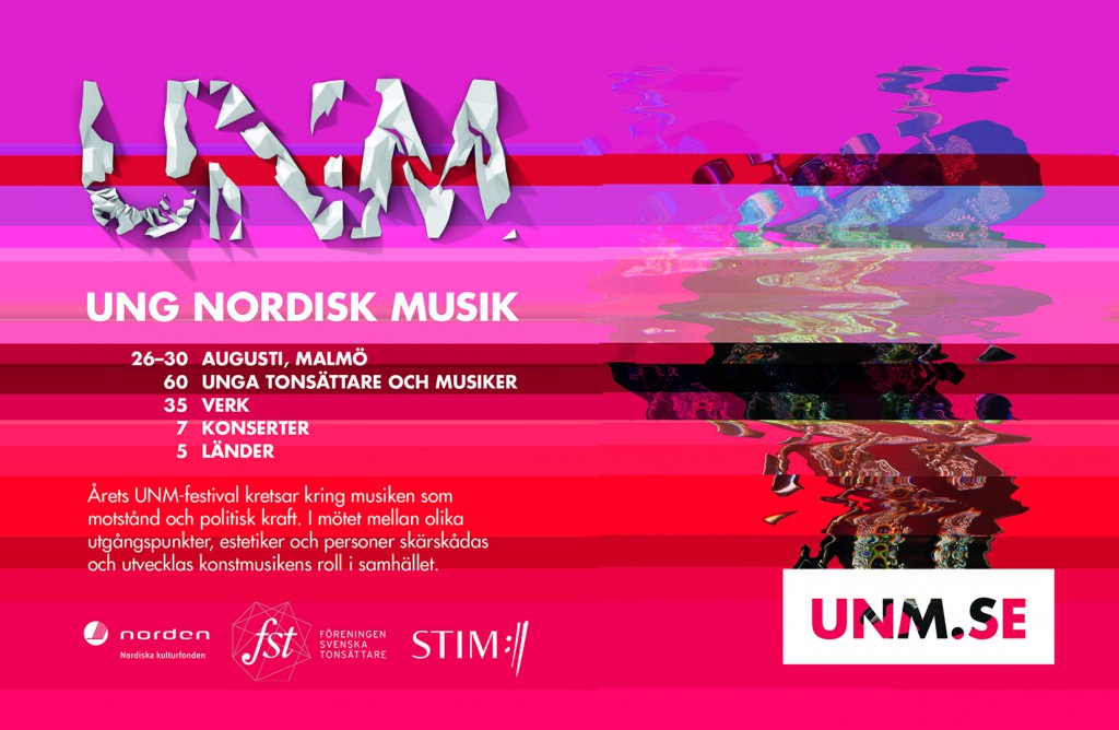 Poster for the UNM Festival 2014: Malmö
